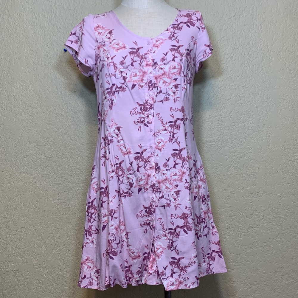 Light Pink Floral Dress